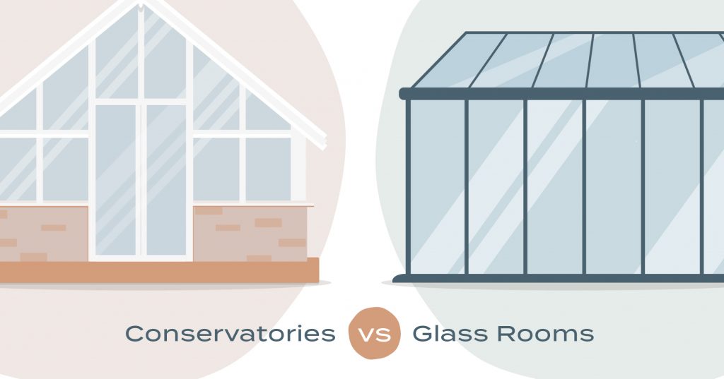Glass rooms vs conservatories